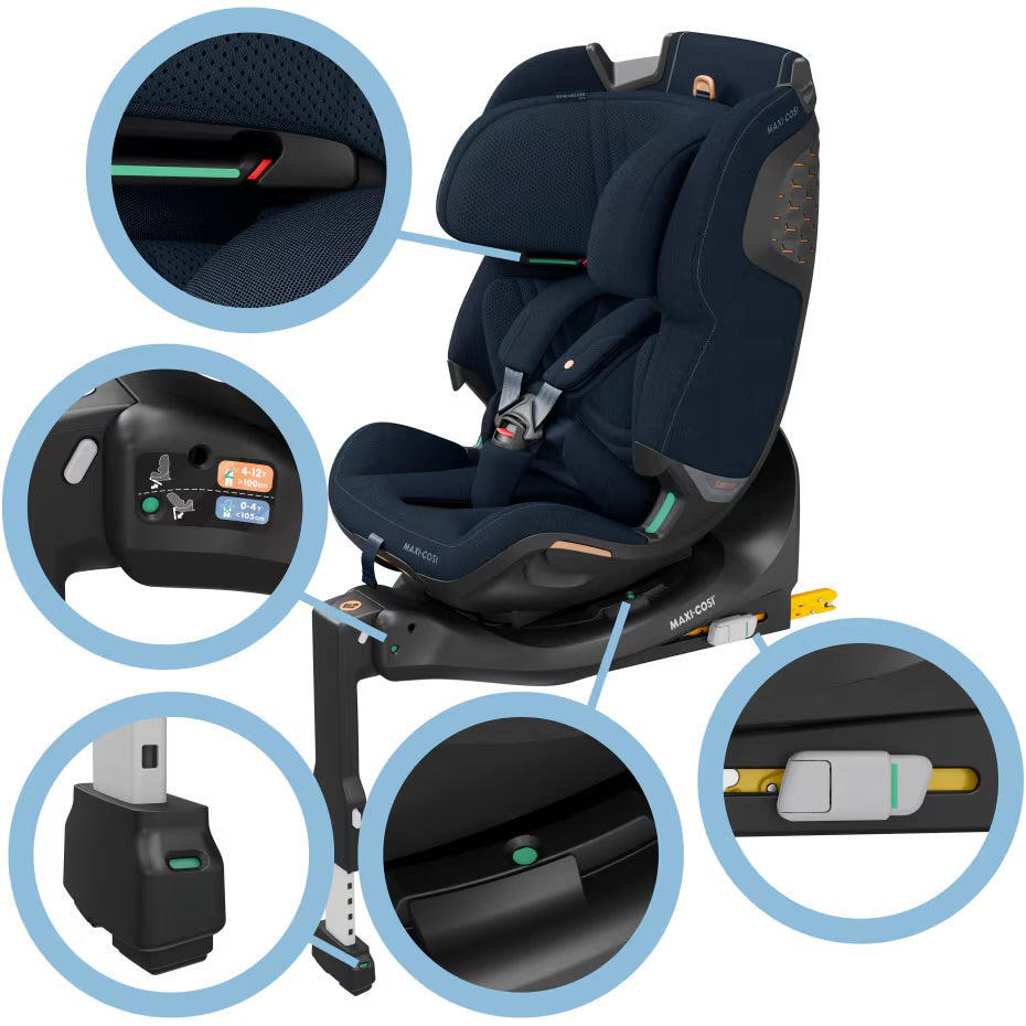 Maxi-Cosi Emerald 360 Pro – 360 Rotating Baby Car Seat