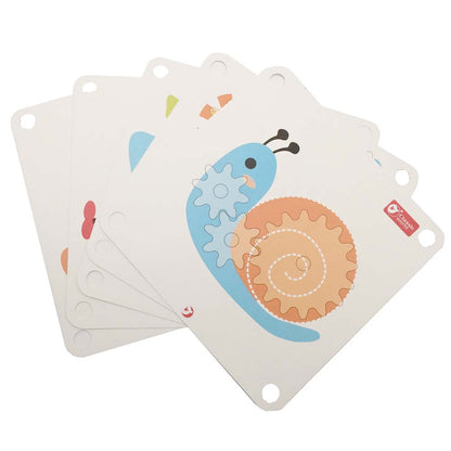 Classic World - Gears Game with Activity Cards - 14pcs