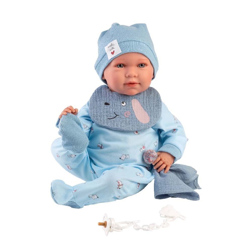 Llorens - Baby Boy Doll with Crying Mechanism, Clothing & Accessories: Mimo - 42cm