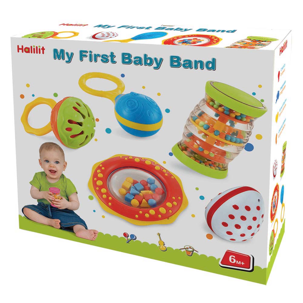 Halilit - Music Instrument for Babies & Toddlers - My First Baby Band Set of 5