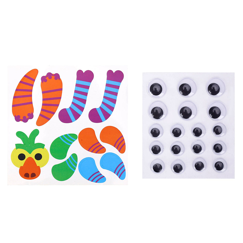 TookyToy - Pom Pom Craft Kit - The Monster - Motherhood