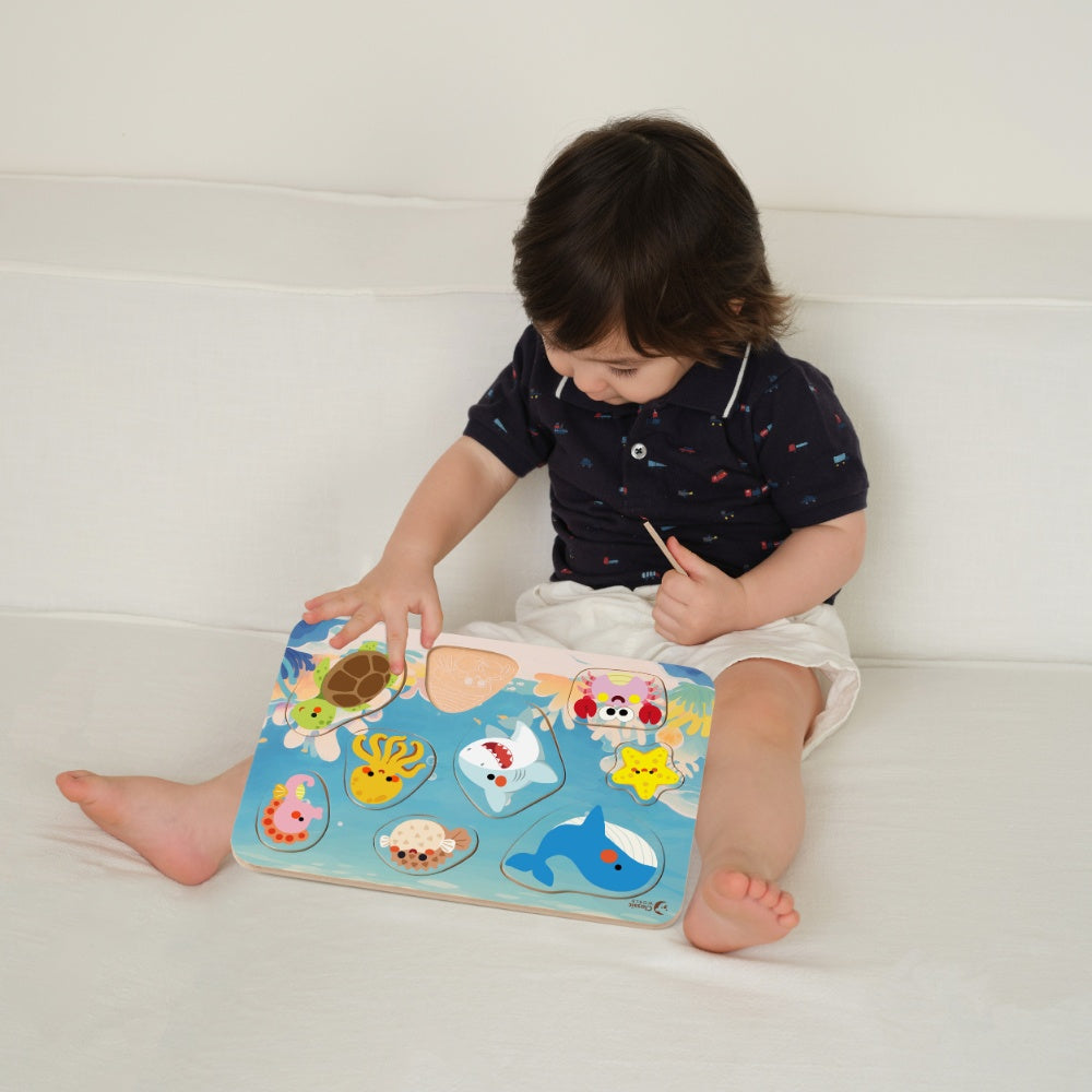 Classic World - Wooden Puzzle - Ocean - 10pcs