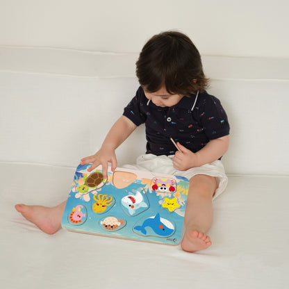 Classic World - Wooden Puzzle - Ocean - 10pcs