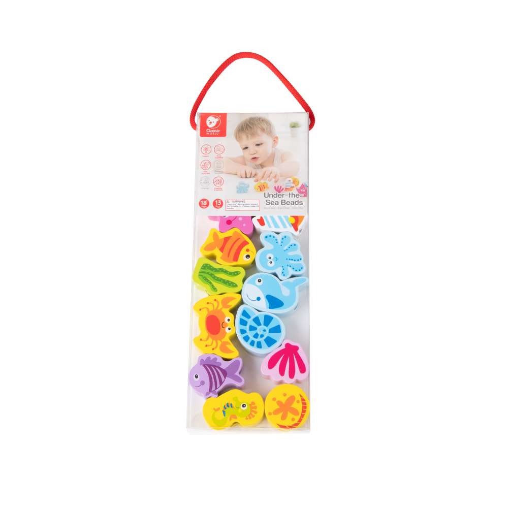Classic World - Lacing Beads - Under-the-Sea - 13pcs