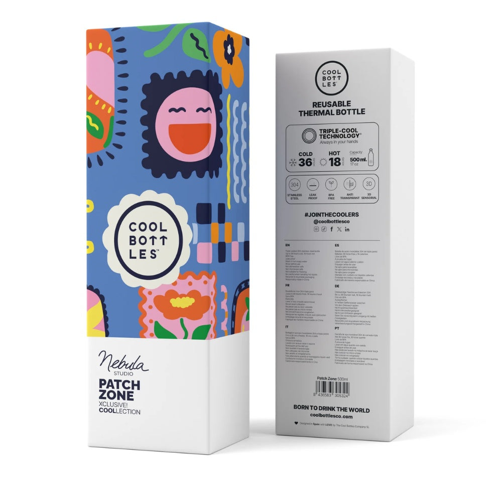 Cool Bottles - Triple-Insulated Water Bottle - Patch Zone 500ml