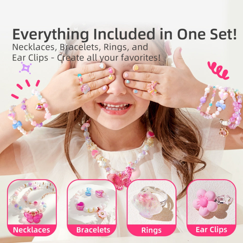 Mideer - Charm Bracelet Making Kit & Jewellery Box for Kids