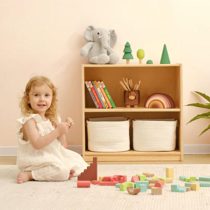 TookyToy - Wooden Shelf and Toy Storage for Kids Room: Plywood 60x63cm