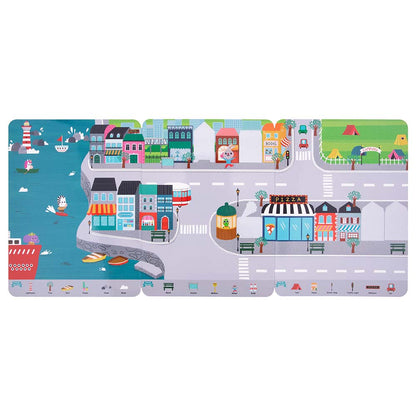 TookyToy - Silicone Sticker Book - Busy City - Motherhood