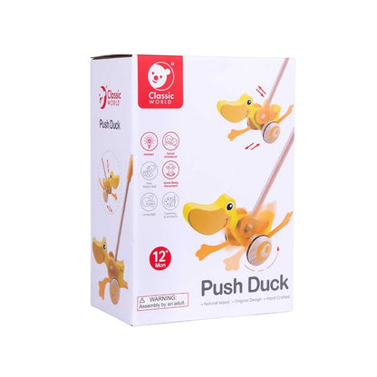 Classic World - Pull & Push Toy - Duck