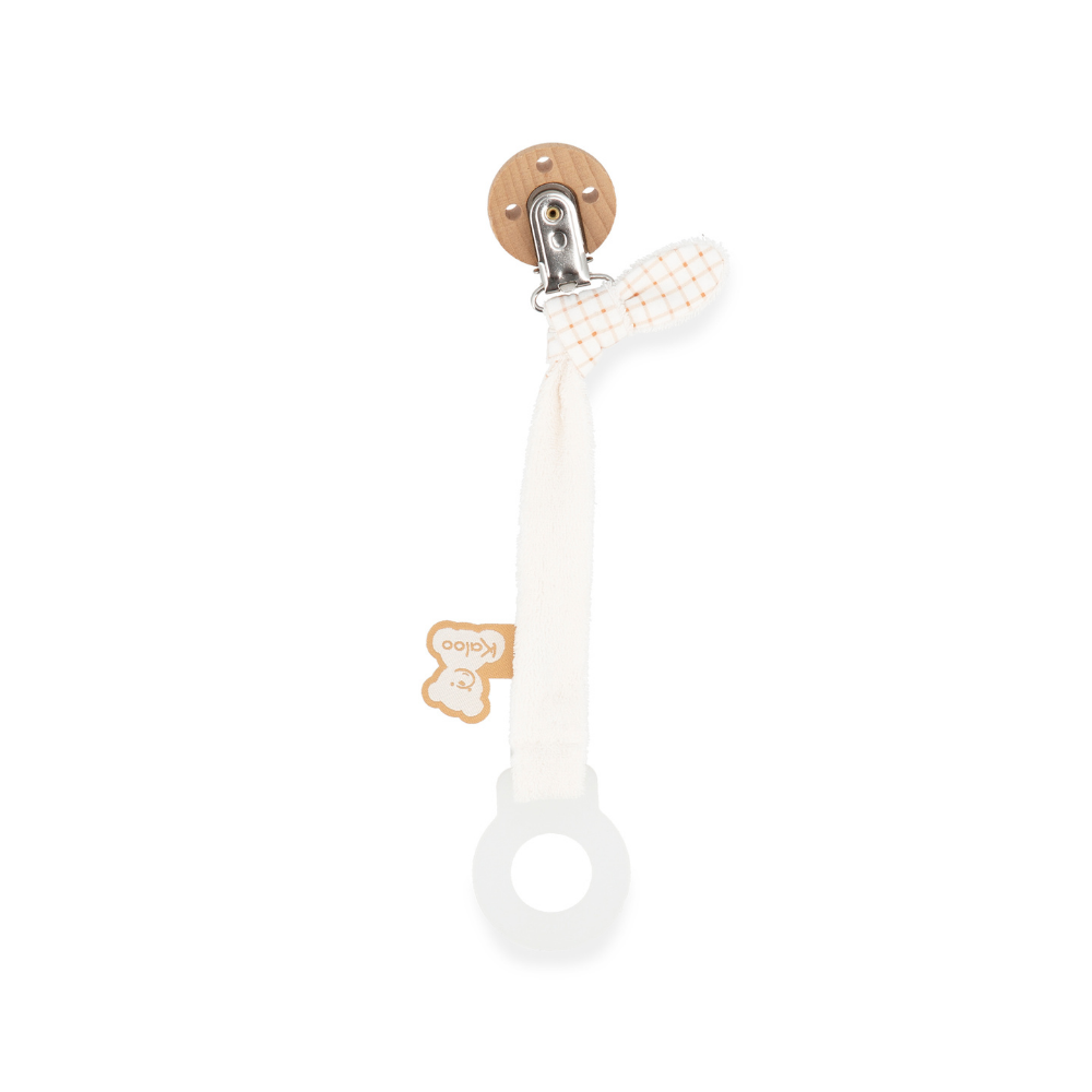 Kaloo - Pacifier Clip - Cream