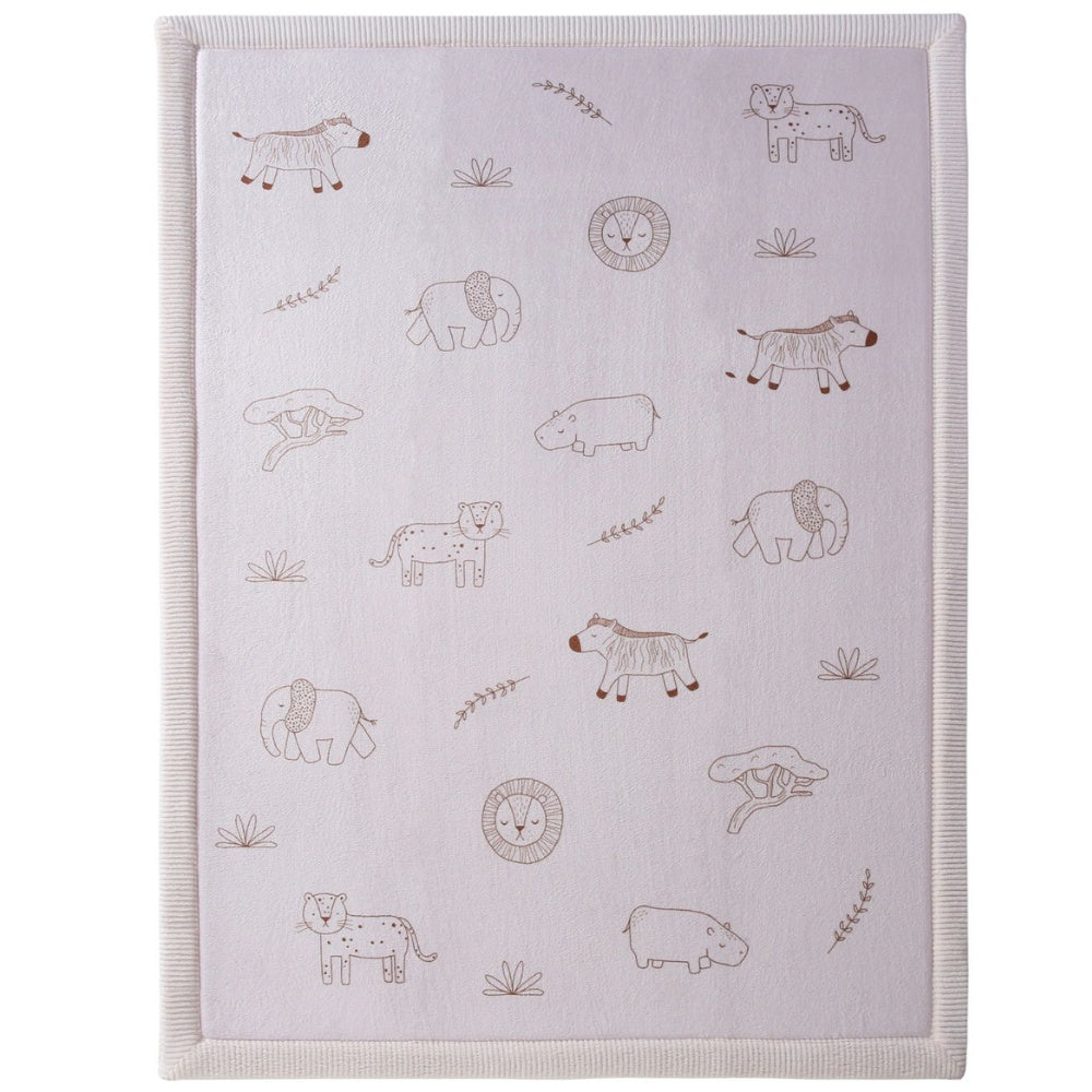 Hakuna Matte - CloudSoft Play Mat Carpet - Safari Animals 170 x 120 x 2.5 cm