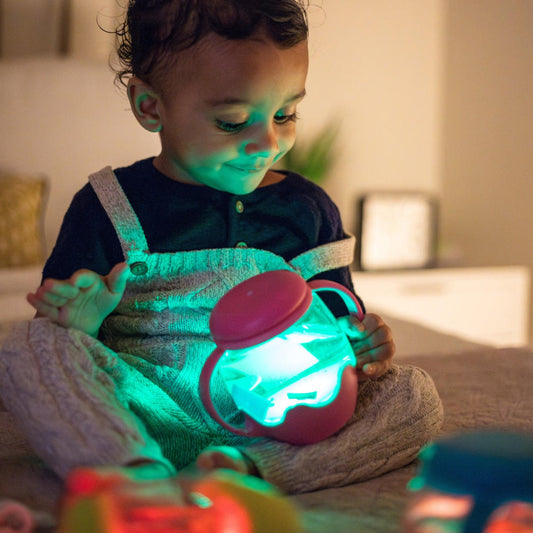 Glo Pals - Water Activated Sensory Mini Play Jar - Pink