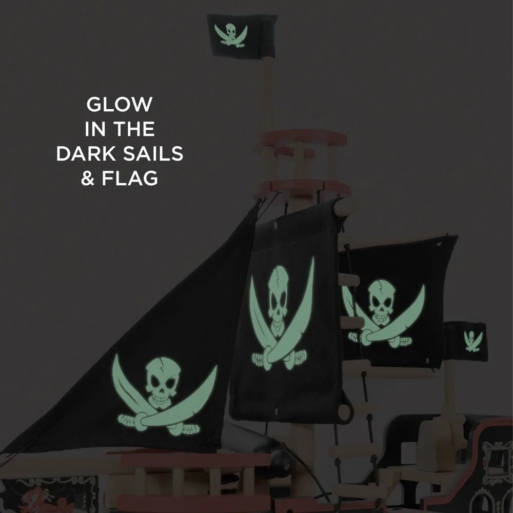 Le Toy Van - Barbarossa Wooden Pirate Ship & Characters