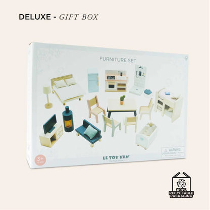 Le Toy Van - Complete Dolls House Furniture Set - 35pcs