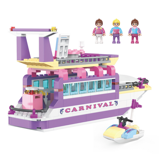 Cogo - Building Block Set - Dream Yacht - 318 Pieces