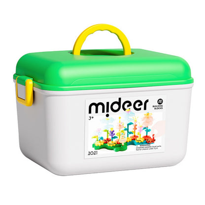 Mideer - Rotating Garden Puzzle Blocks with Spinning Gears - STEM Toy for Kids
