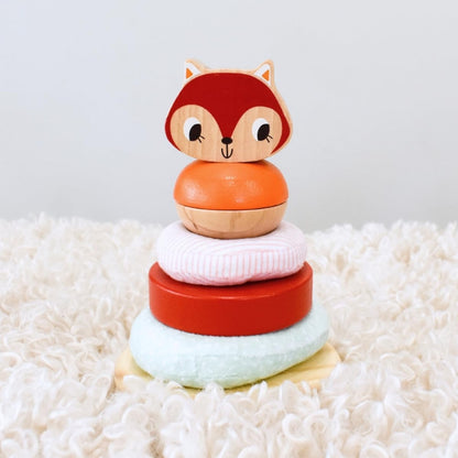 TookyToy - Fox Stacking Tower Activity Toy