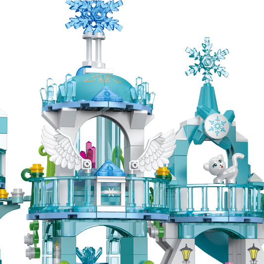 Cogo - Building Block Set - Fairytale Dream Ice Castle - 477 Pieces