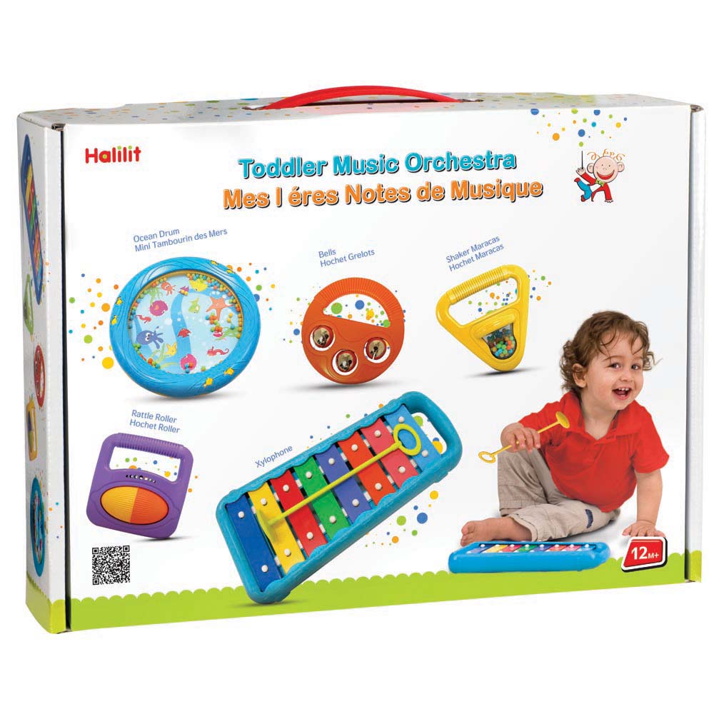 Halilit - Music Instrument for Babies & Toddlers - Toddler Music Orchestra Set of 5