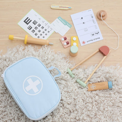 TookyToy - Pretend Play Little Doctor Blue Play Set - Motherhood