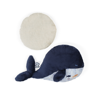 Kaloo - Wellness Soft Toy with Hot & Cold Pack - Whale - 17cm