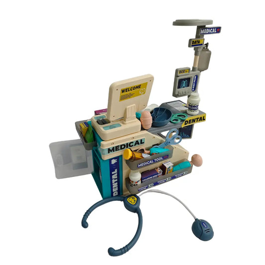 Cogo - Pretend & Play Doctor Set - Medical Desk - 45 Pieces COGO
