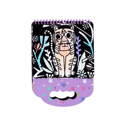 TookyToy - Velvet Coloring Kit - Animals - Motherhood