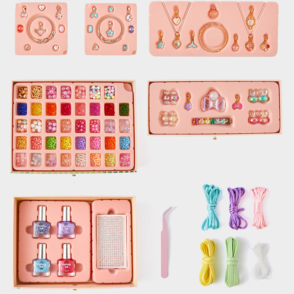 Mideer - Girls Power Lacing Beads - Fantastic Jewelry Diy Kit