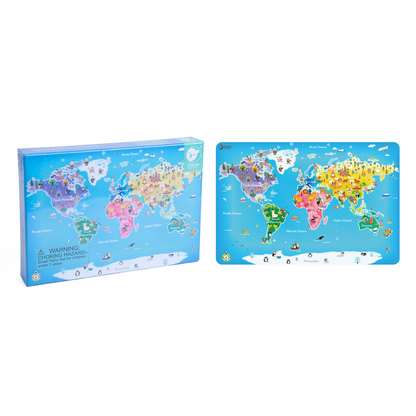 Classic World - Jigsaw Puzzle - World Map - 48pcs