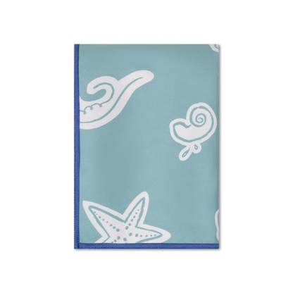 Swim Essentials - Microfiber Beach Towel - Surf Dogs - 135x65 cm