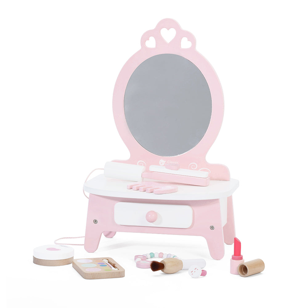 Classic World - Pretend & Play - Pink Vanity Dresser