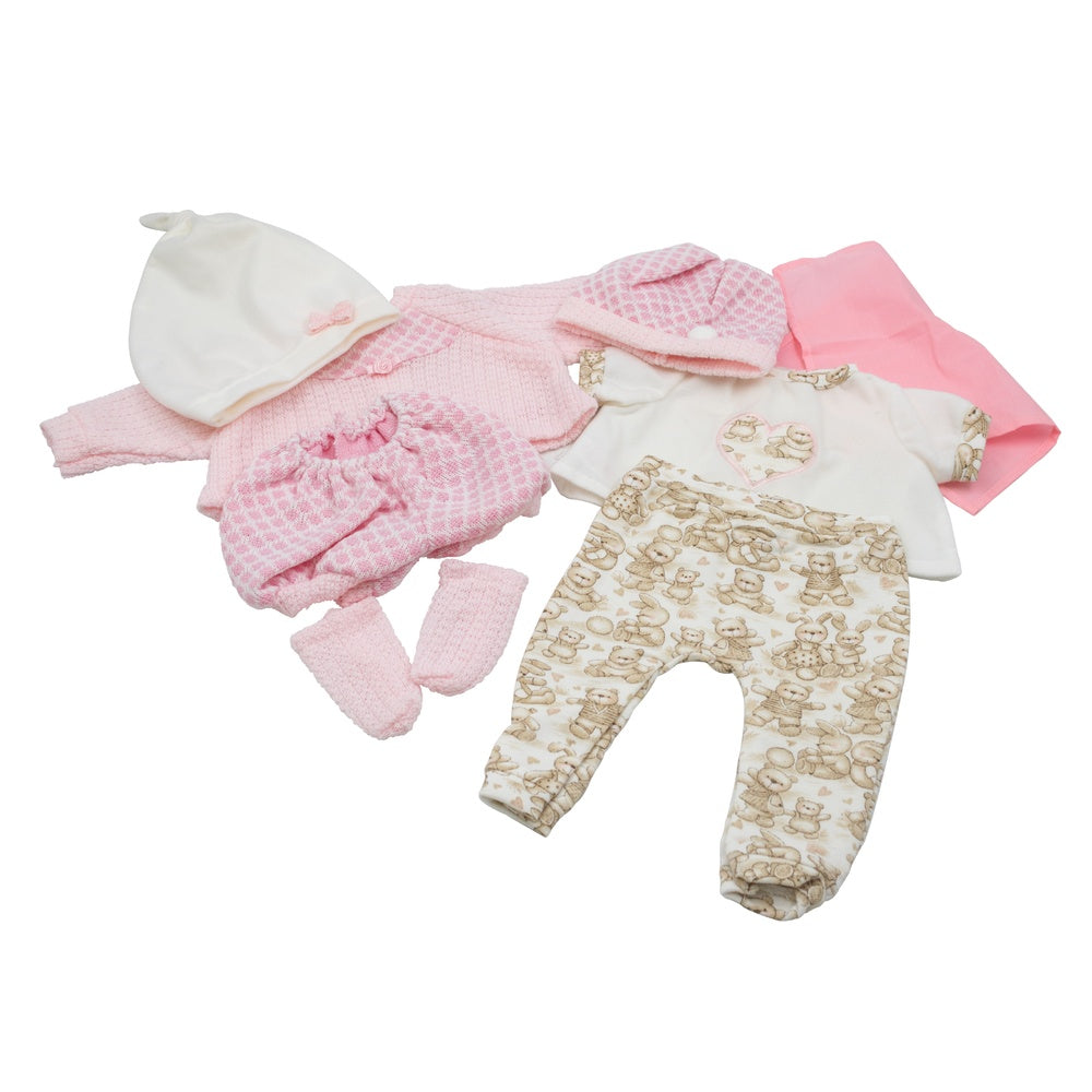 Llorens Baby Doll Clothes & Accessories for 38cm Dolls – Styles Vary (Representative Image Shown)-**