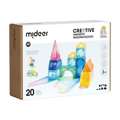 Mideer - Creative Magnetic Building Blocks Set - 20 Pieces