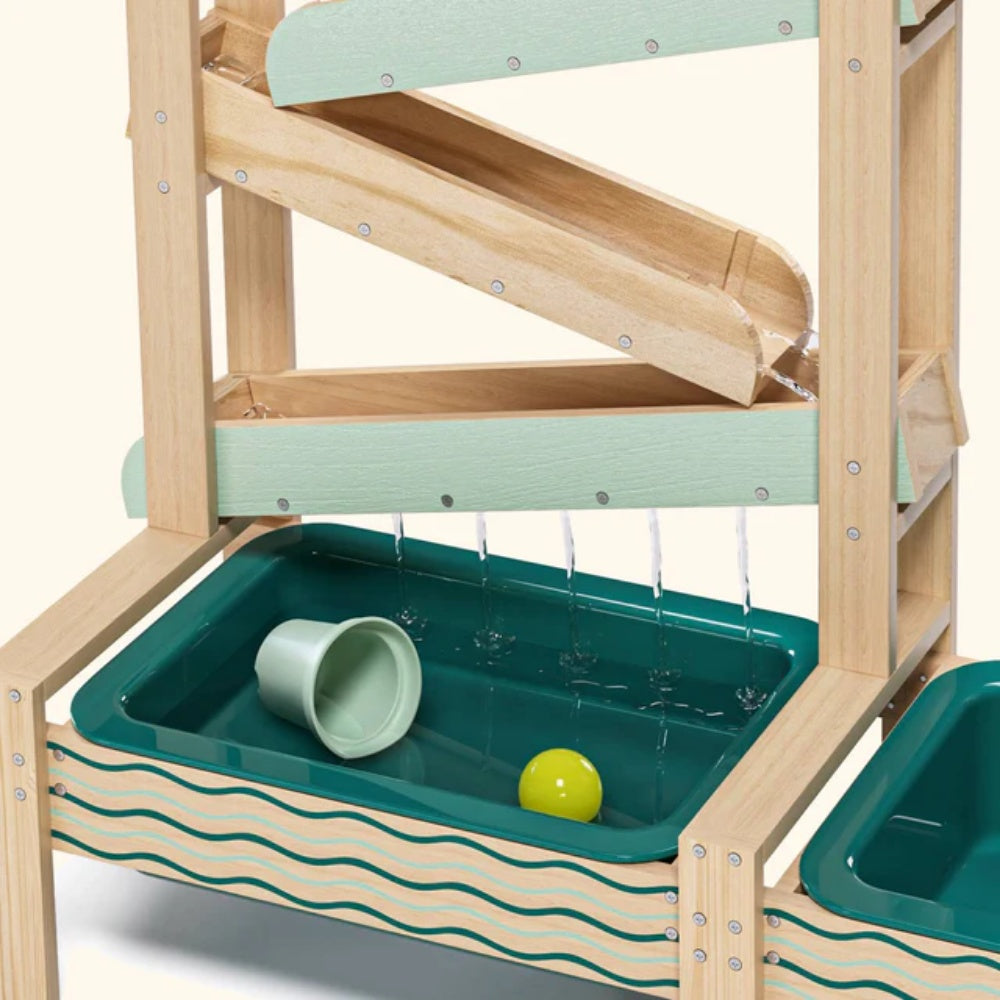 TopBright - Outdoor Wooden Sand and Water Play Station