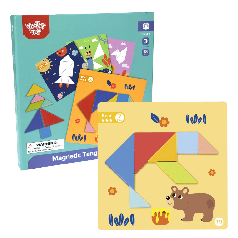 TookyToy - Magnetic Tangram Play Set - Motherhood