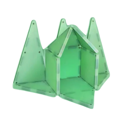 Magna-Tiles - Magnetic Construction Set - Glow Set - 16pcs