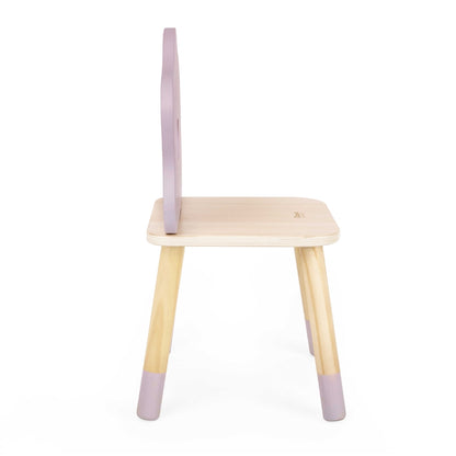 Classic World - Wooden Kids Grace Chair - Flower - 28 x 28 x 50.1 cm
