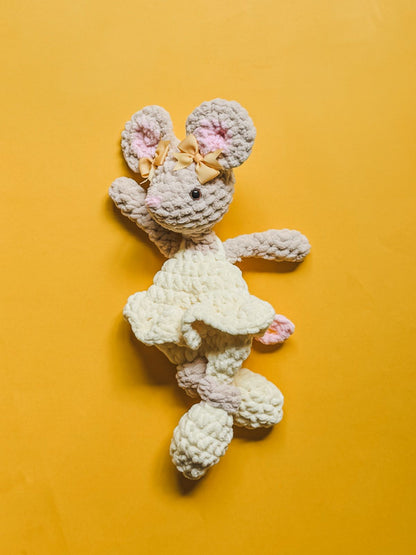 Mika Mouse Crochet Lovey