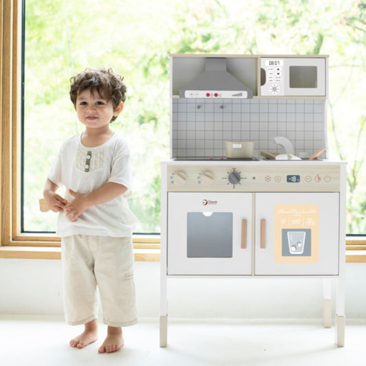 Classic World - Pretend & Play - White Modern Kitchen - Motherhood