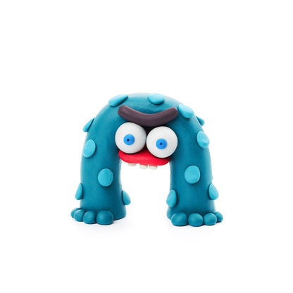 Hey Clay - Modelling Air-Dry Clay with Fun Interactive App - Muzon, Volcano, Bigfoot, Series Aliens, 6 cans