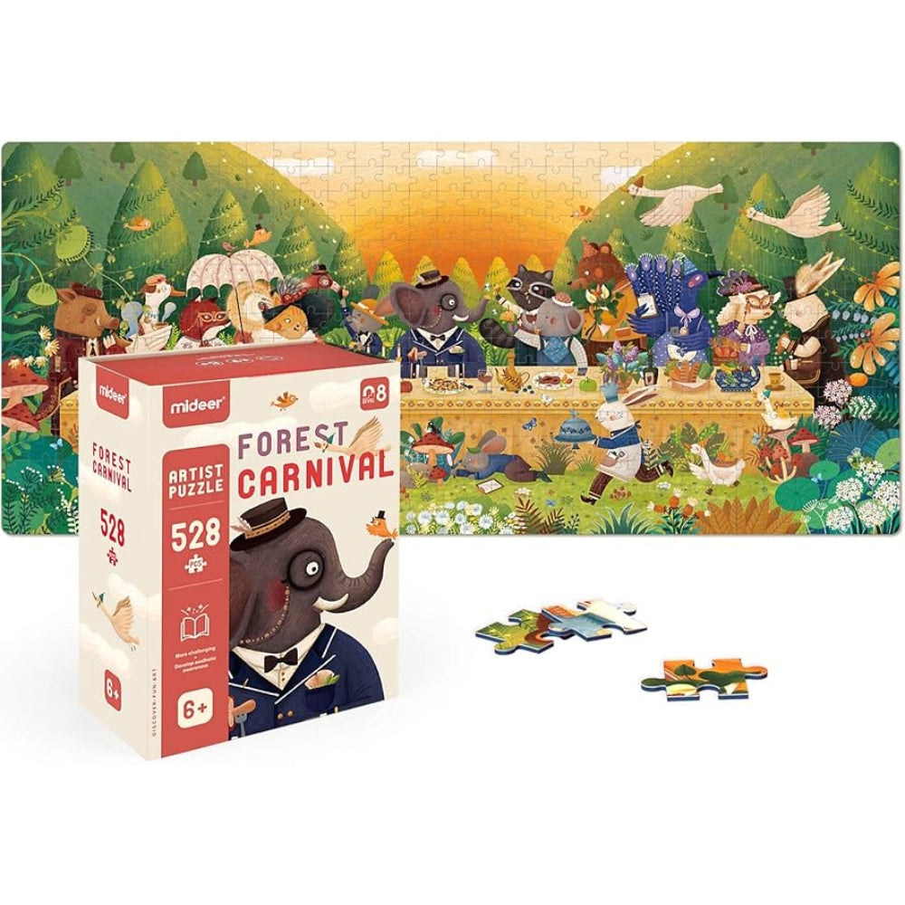 Mideer - Sunset Carnival - 528 Piece Jigsaw Puzzle in Gift Box