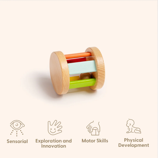 TookyToy - Montessori Activity Box Baby Playset - 3-4 Months