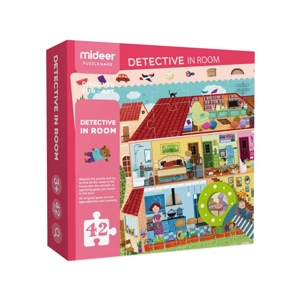 Mideer - Puzzle - Detective In Room - 42pcs