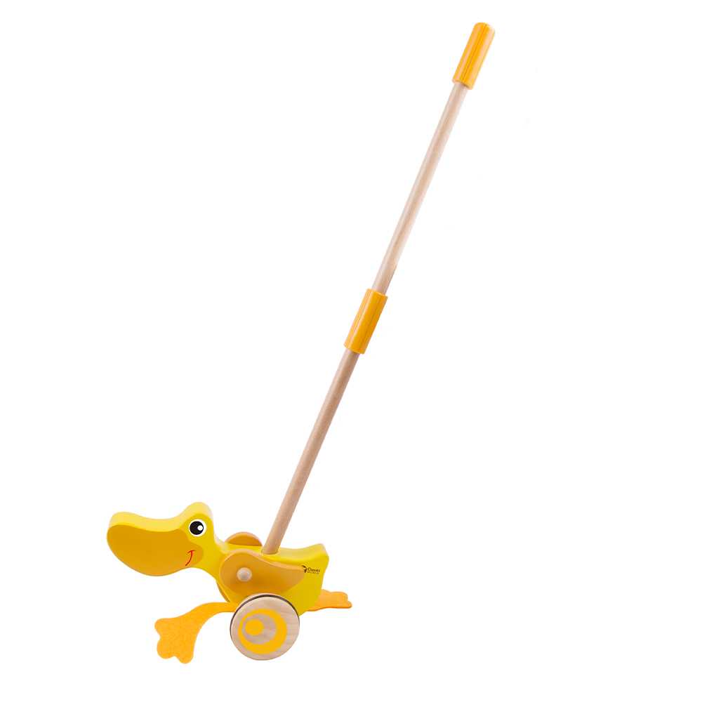 Classic World - Pull & Push Toy - Duck