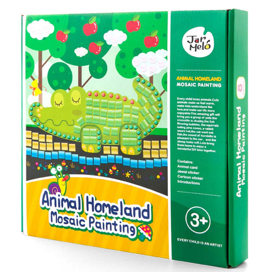 Jar Meló - Mosaic Sticker Art Kit - Animal Craft Set - Motherhood