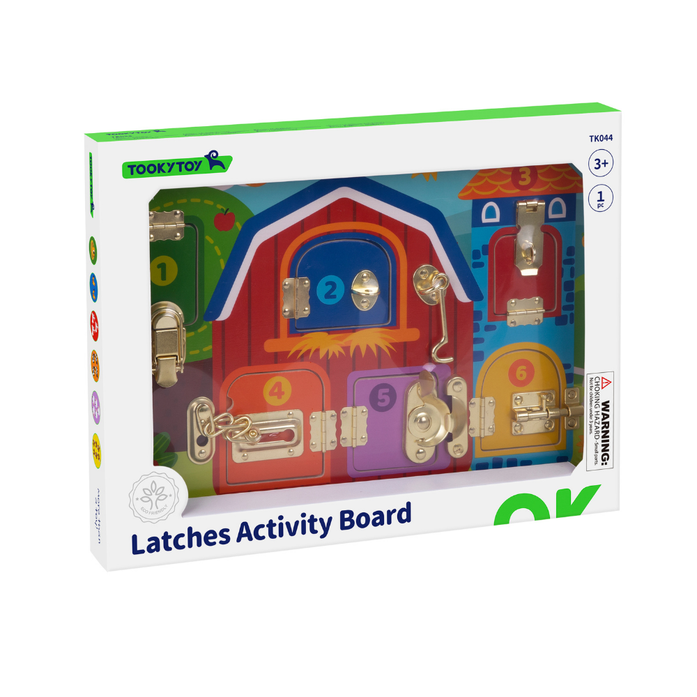 TookyToy - Latches Activity Activity Busy Board - Motherhood