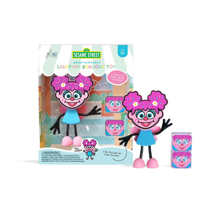 Glo Pals - Water Activated Light-Up Sensory Toys - Abby Sesame Street