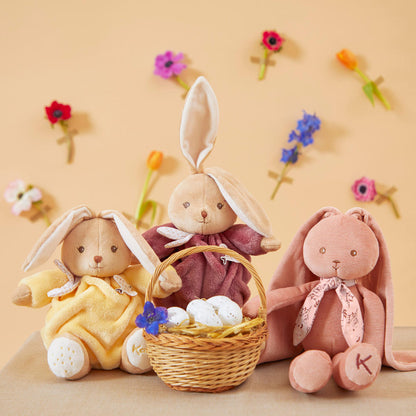 Kaloo - Soft Toy - Burgundy Rabbit Patapouf - 17cm