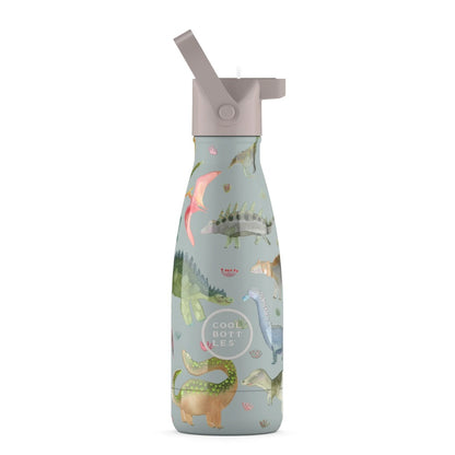 Cool Bottles - Kids Triple-Insulated Water Bottle - Dinos Planet 260ml