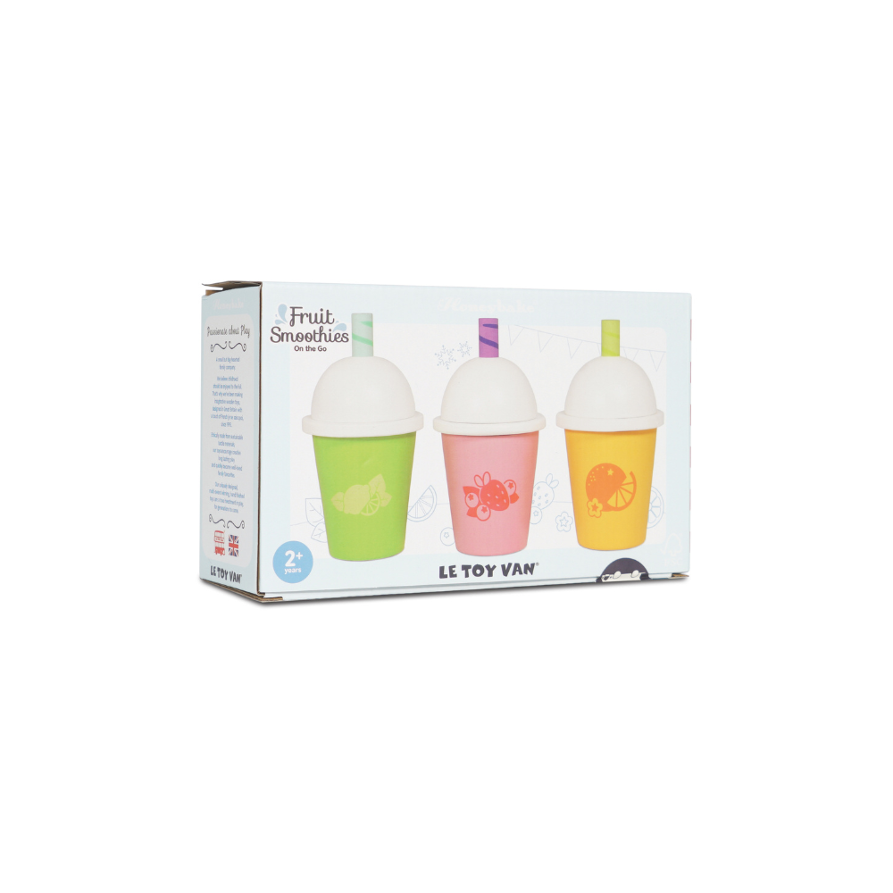Le Toy Van - Wooden Take Away Smoothie Trio - 3pcs